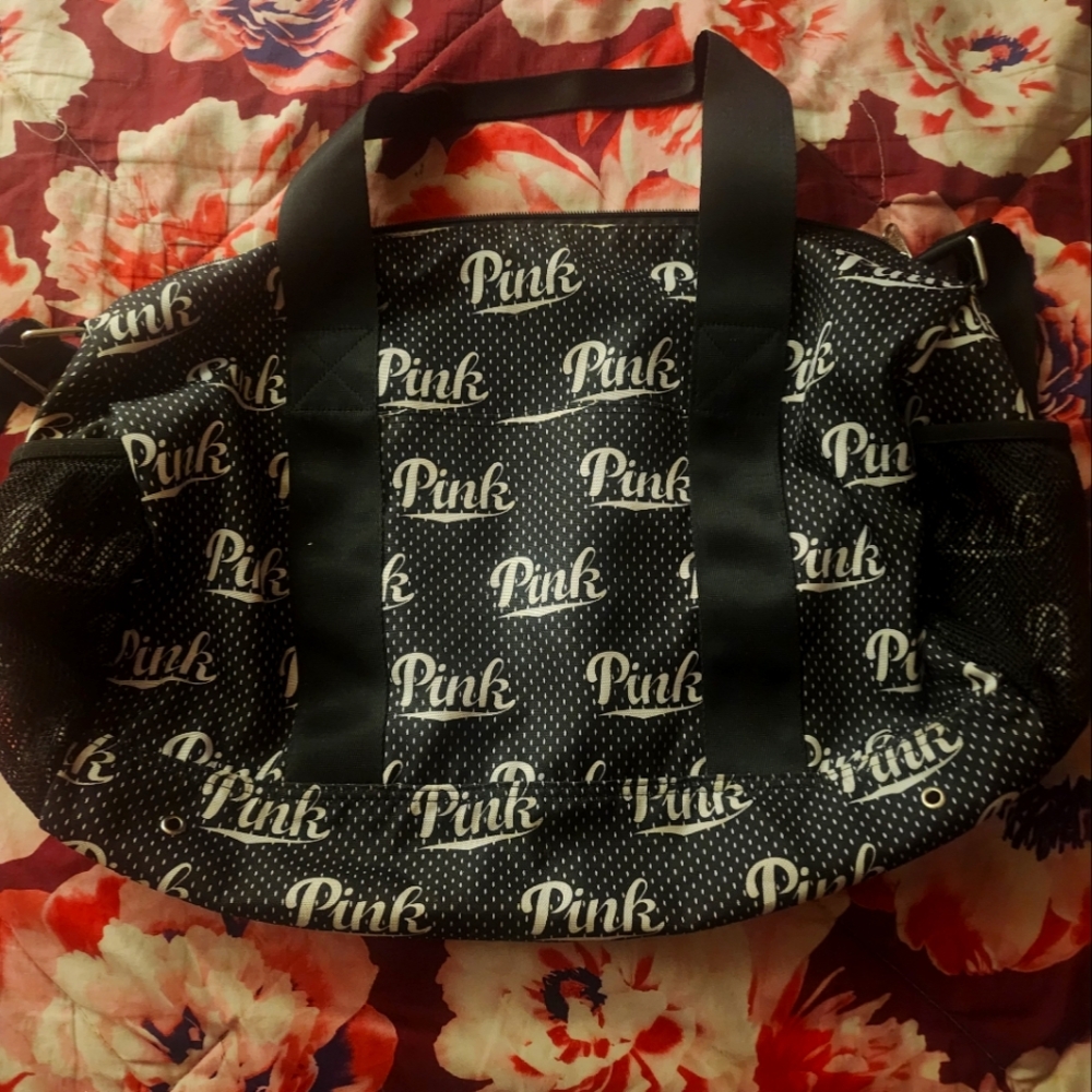 RARE Print Victorias Secret PINK duffel